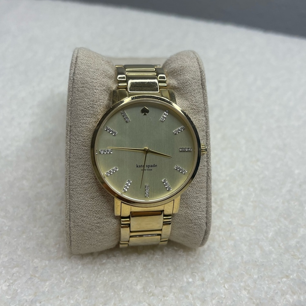 Kate Spade Gramercy Grand Champagne Dial Gold-plated Ladies Watch